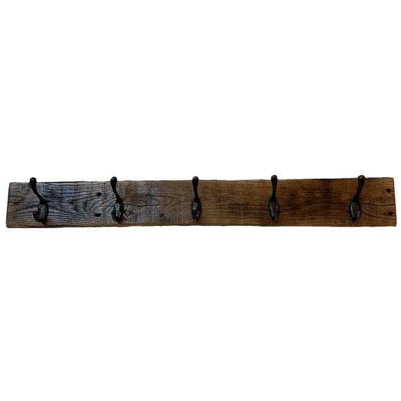 Handmade Coat Towel Hooks Wall Mount Clothes Hanger Rack Metal Pegs Organizing - Picture 1 of 7